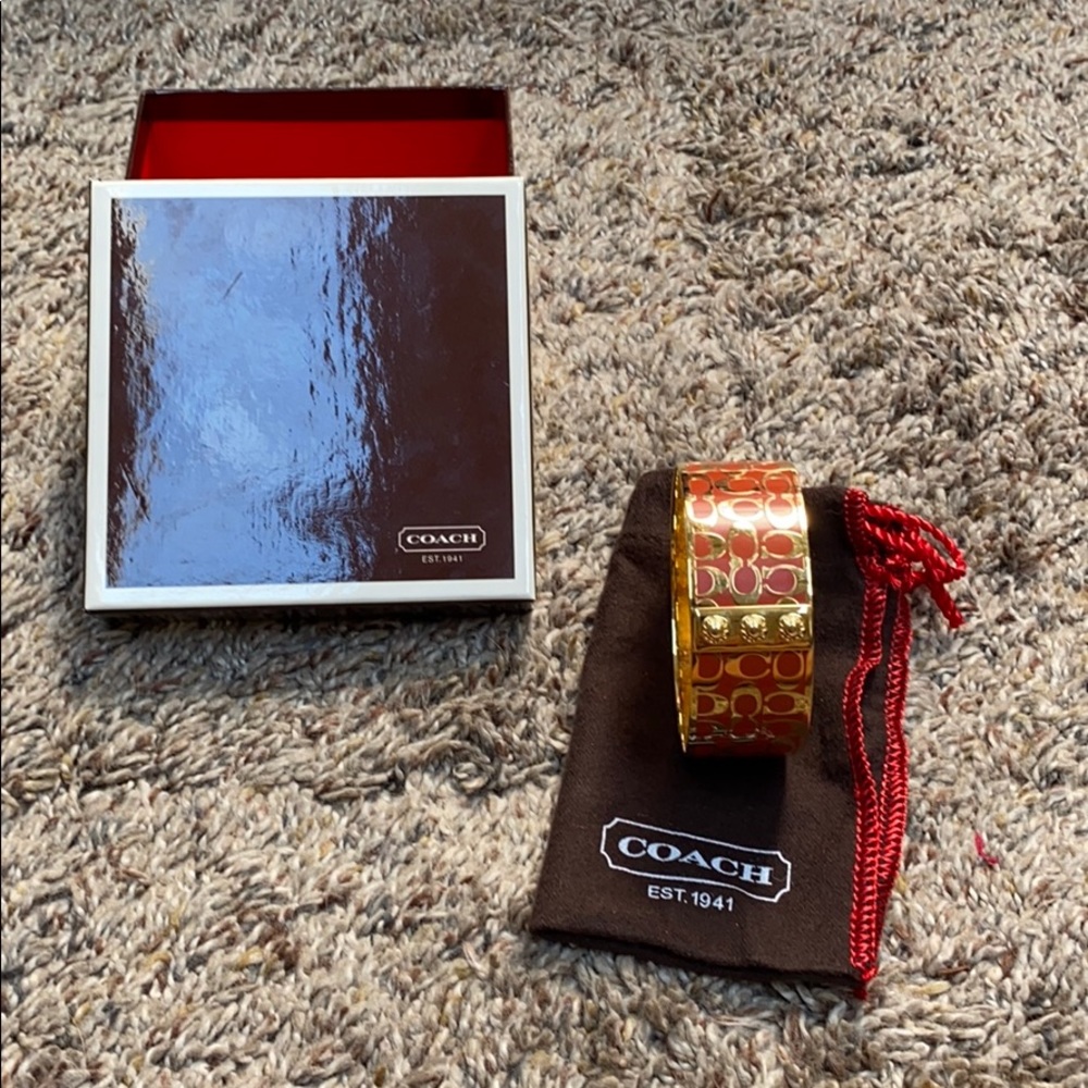Sold on M. Coach signature bangle